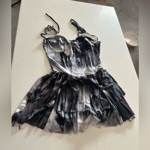 Fashion nova large mini dress with shorts underneath cowboy western theme